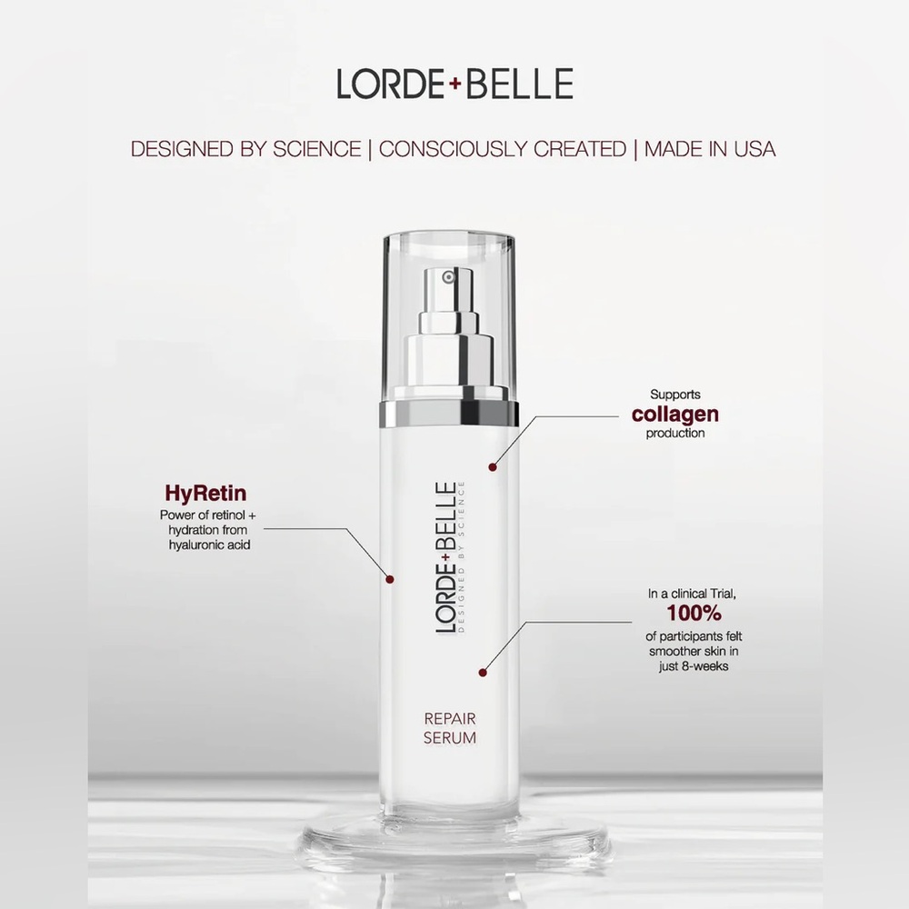 Lorde + Belle New in Box $129 Anti-aging Repair Serum